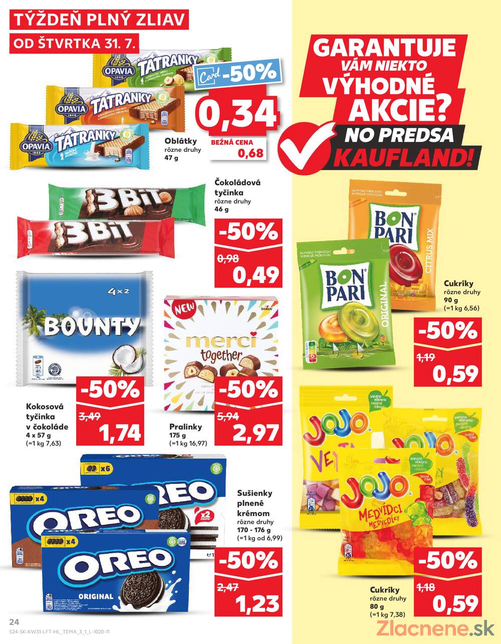 Leták Kaufland - Kaufland 31.7. - 6.8. - Kaufland Púchov - strana 24