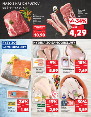 Kaufland 31.7. - 6.8. - Kaufland Púchov