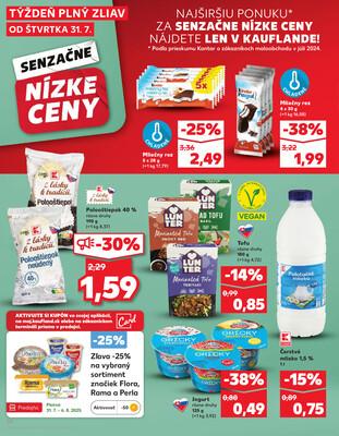 Kaufland 31.7. - 6.8. - Kaufland Púchov
