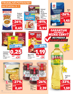 Kaufland 31.7. - 6.8. - Kaufland Púchov