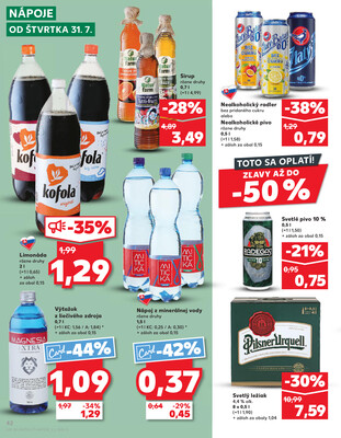 Kaufland 31.7. - 6.8. - Kaufland Púchov