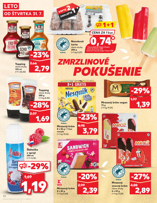 Kaufland 31.7. - 6.8. - Kaufland Veľký Meder