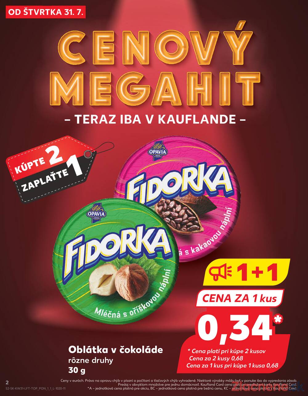 Leták Kaufland - Kaufland 31.7. - 6.8. - Kaufland Hlohovec - strana 2