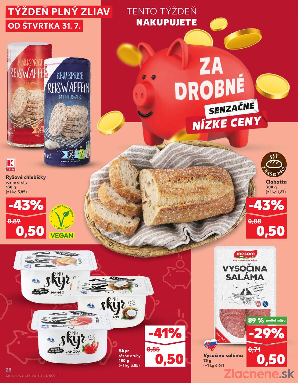 Leták Kaufland - Kaufland 31.7. - 6.8. - Kaufland Hlohovec - strana 28