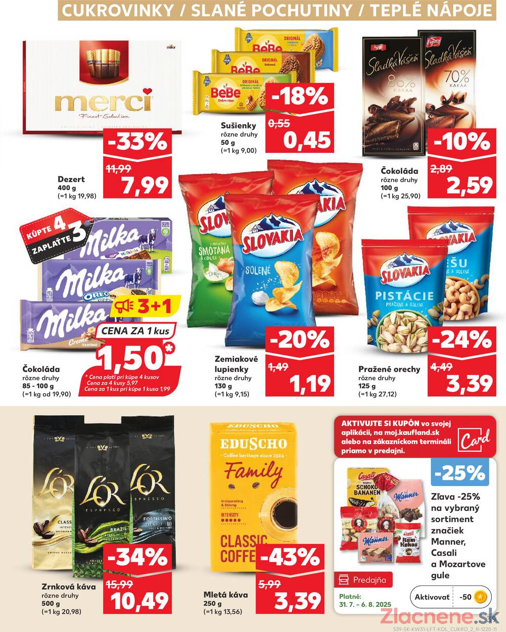 Leták Kaufland - Kaufland 31.7. - 6.8. - Kaufland Nitra - Čermáň - strana 39