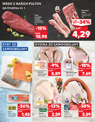 Kaufland 31.7. - 6.8. - Bratislava-Patrónka