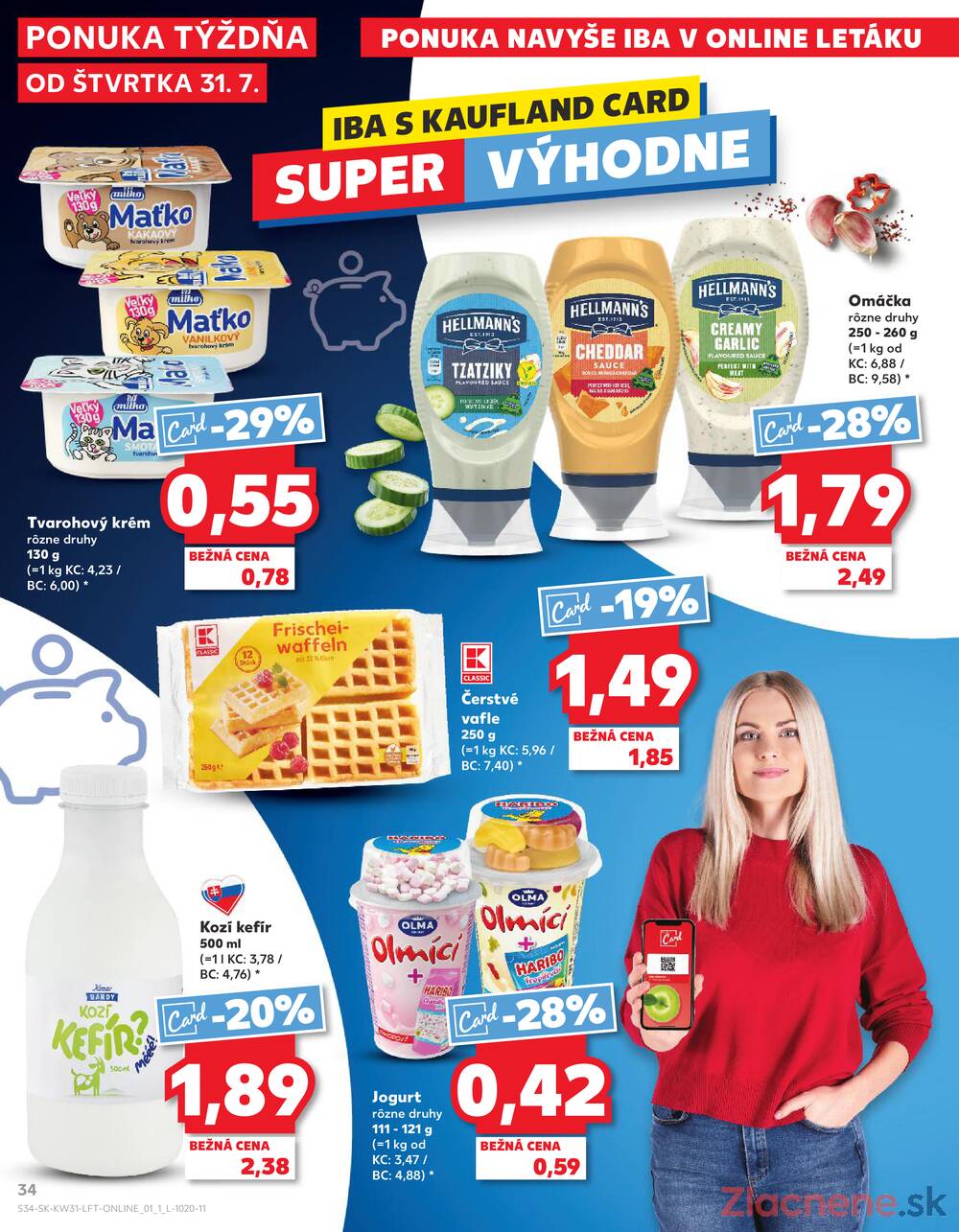 Leták Kaufland - Kaufland 31.7. - 6.8. - Kaufland (Harmincova, Bratislava - Dúbravka) - strana 34