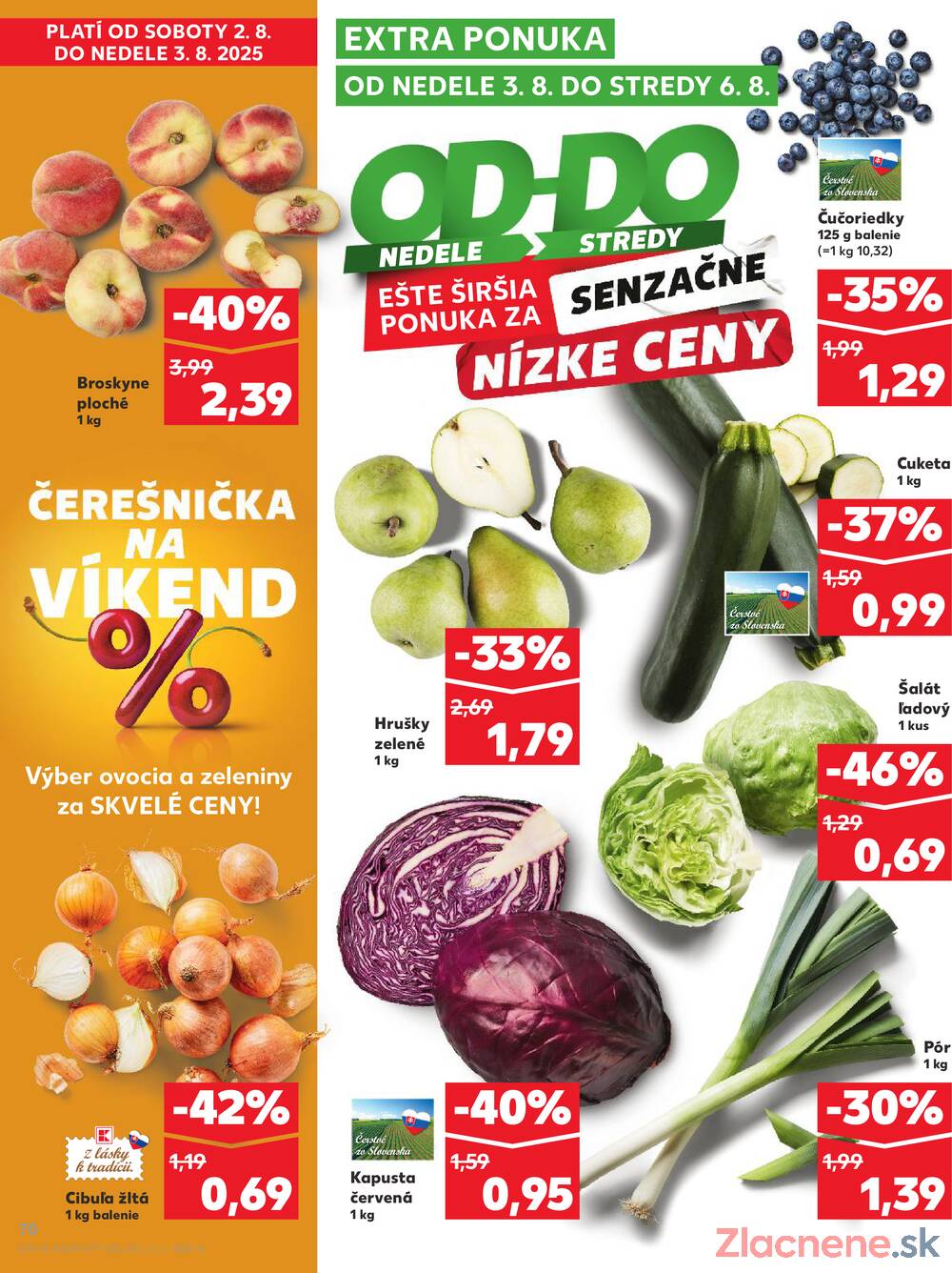 Leták Kaufland - Kaufland 31.7. - 6.8. - Kaufland (Harmincova, Bratislava - Dúbravka) - strana 70
