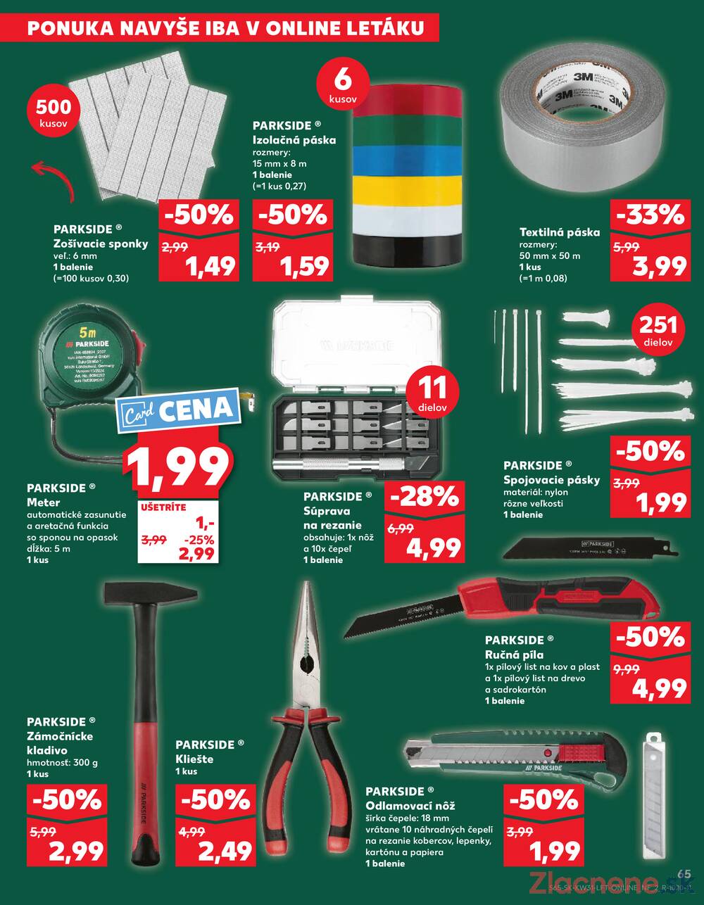Leták Kaufland - Kaufland 31.7. - 6.8. - Kaufland Prešov - Sekčov  - strana 65