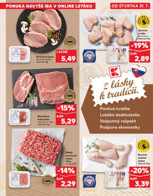 Kaufland 31.7. - 6.8. - Kaufland Martin