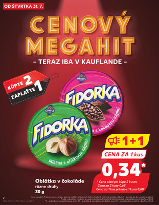 Kaufland 31.7. - 6.8. - Kaufland Košice - Nad Jazerom