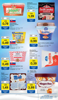 Tesco supermarkety od 30.7. do 5.8.2025