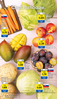 Tesco malé hypermarkety od 30.7. do 5.8.2025
