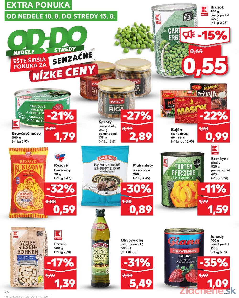 Leták Kaufland - Kaufland 7.8. - 13.8. - Kaufland Tvrdošín - strana 76