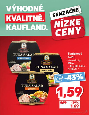 Kaufland 7.8. - 13.8. - Kaufland Michalovce