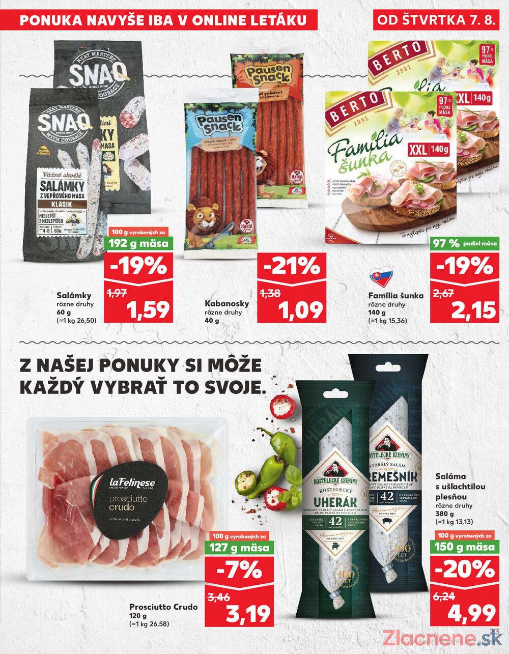 Leták Kaufland - Kaufland 7.8. - 13.8. - Kaufland Trebišov - strana 23