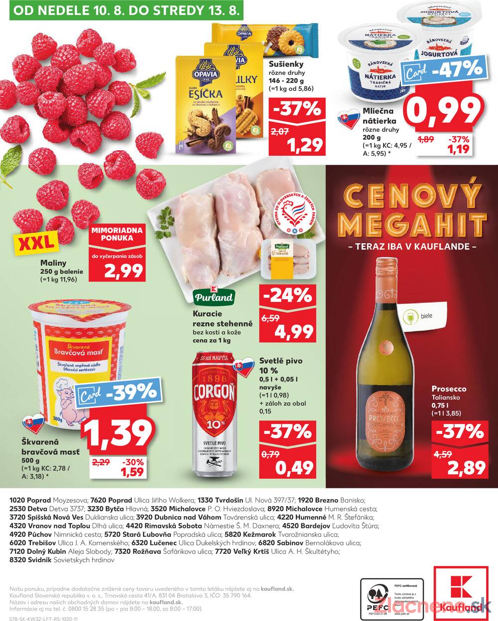 Leták Kaufland - Kaufland 7.8. - 13.8. - Kaufland Trebišov - strana 78 Leták Kaufland - Kaufland 7.8. - 13.8. - Kaufland Trebišov - strana 78