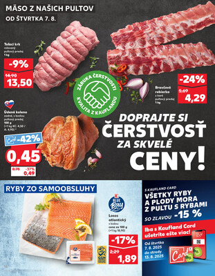 Kaufland 7.8. - 13.8. - Kaufland Trebišov