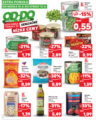 Kaufland 7.8. - 13.8. - Kaufland Trebišov