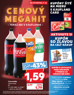 Kaufland 7.8. - 13.8. - Kaufland Prievidza (Necpaly)