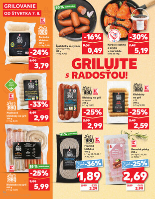 Kaufland 7.8. - 13.8. - Kaufland Prievidza (Necpaly)