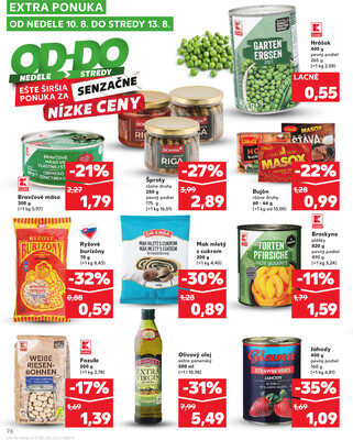 Kaufland 7.8. - 13.8. - Kaufland Nitra-Chrenova