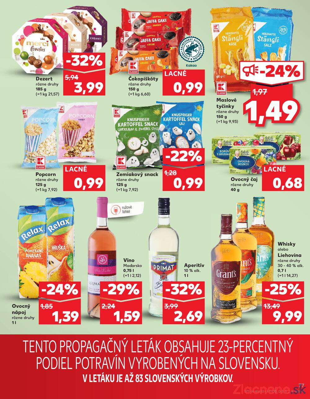 Leták Kaufland - Kaufland 7.8. - 13.8. - Kaufland Topoľčany - strana 77