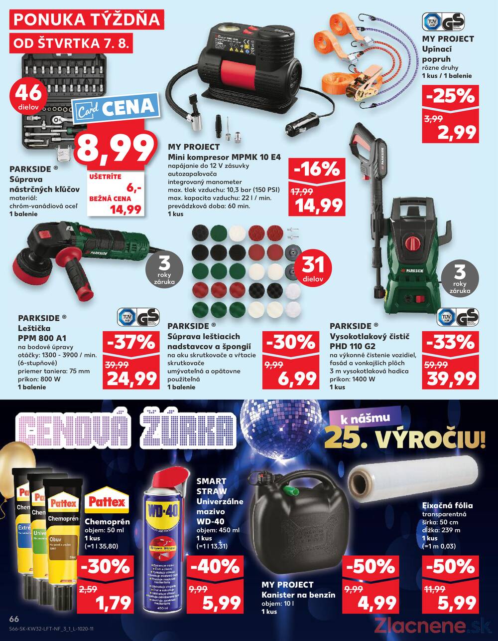 Leták Kaufland - Kaufland 7.8. - 13.8. - Kaufland (Harmincova, Bratislava - Dúbravka) - strana 66