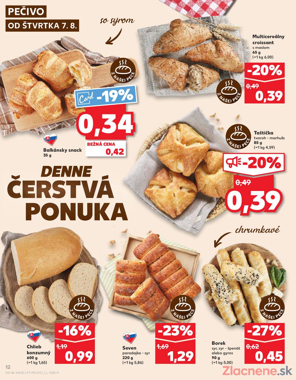 Leták Kaufland - Kaufland 7.8. - 13.8. - Kaufland Šamorín-Mliečno - Krajinská cesta - strana 12