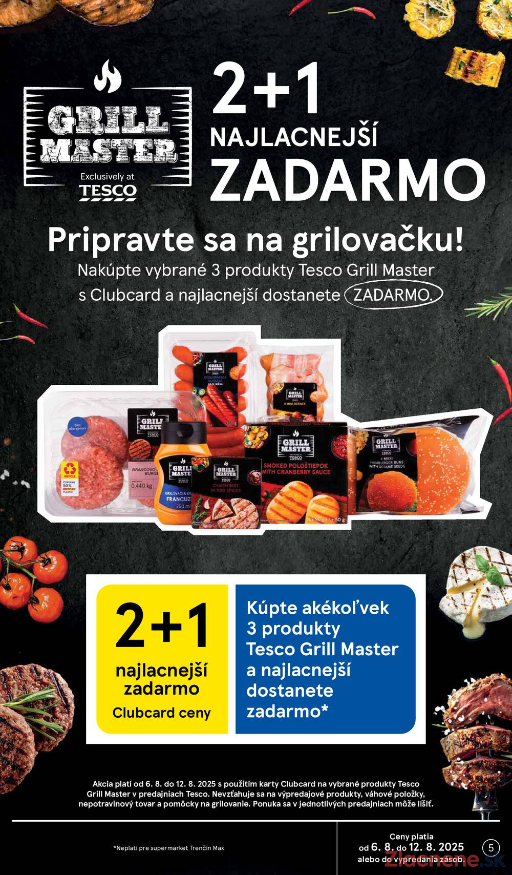 Leták Tesco - Tesco supermarkety od 6.8. do 12.8.2025 - strana 5