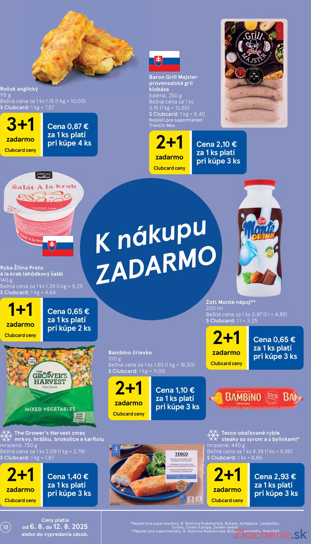 Leták Tesco - Tesco supermarkety od 6.8. do 12.8.2025 - strana 18 Leták Tesco - Tesco supermarkety od 6.8. do 12.8.2025 - strana 18