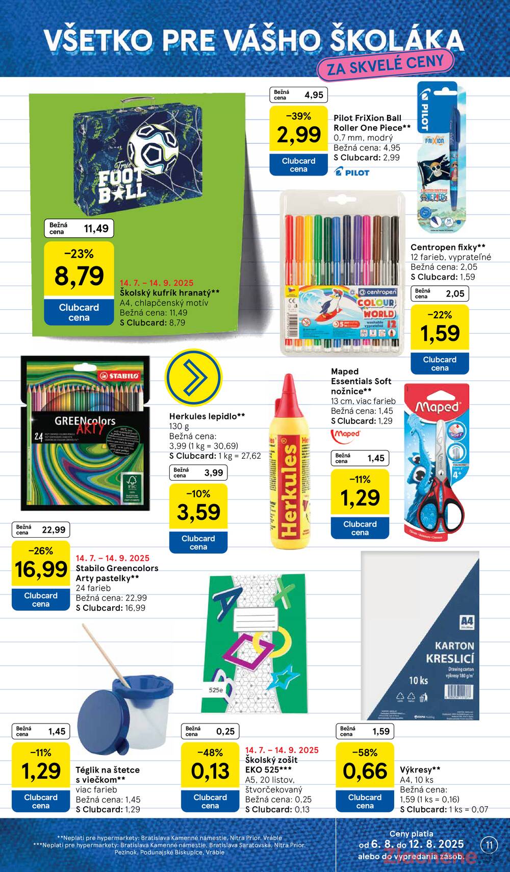 Leták Tesco - Tesco malé hypermarkety od 6.8. do 12.8.2025 - strana 11 Leták Tesco - Tesco malé hypermarkety od 6.8. do 12.8.2025 - strana 11