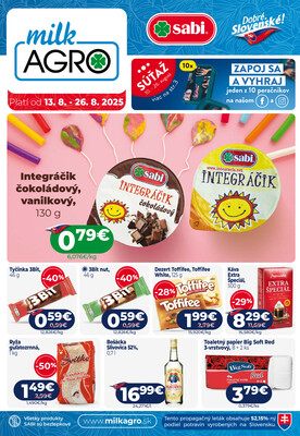 MILK - AGRO : 2 letáky