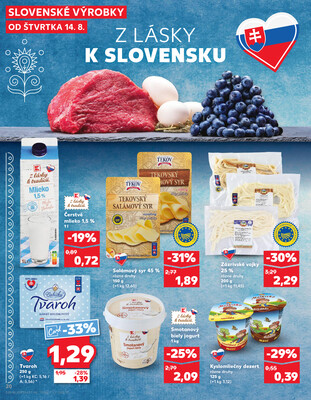 Kaufland 14.8. - 20.8. - Kaufland Dubnica nad Váhom
