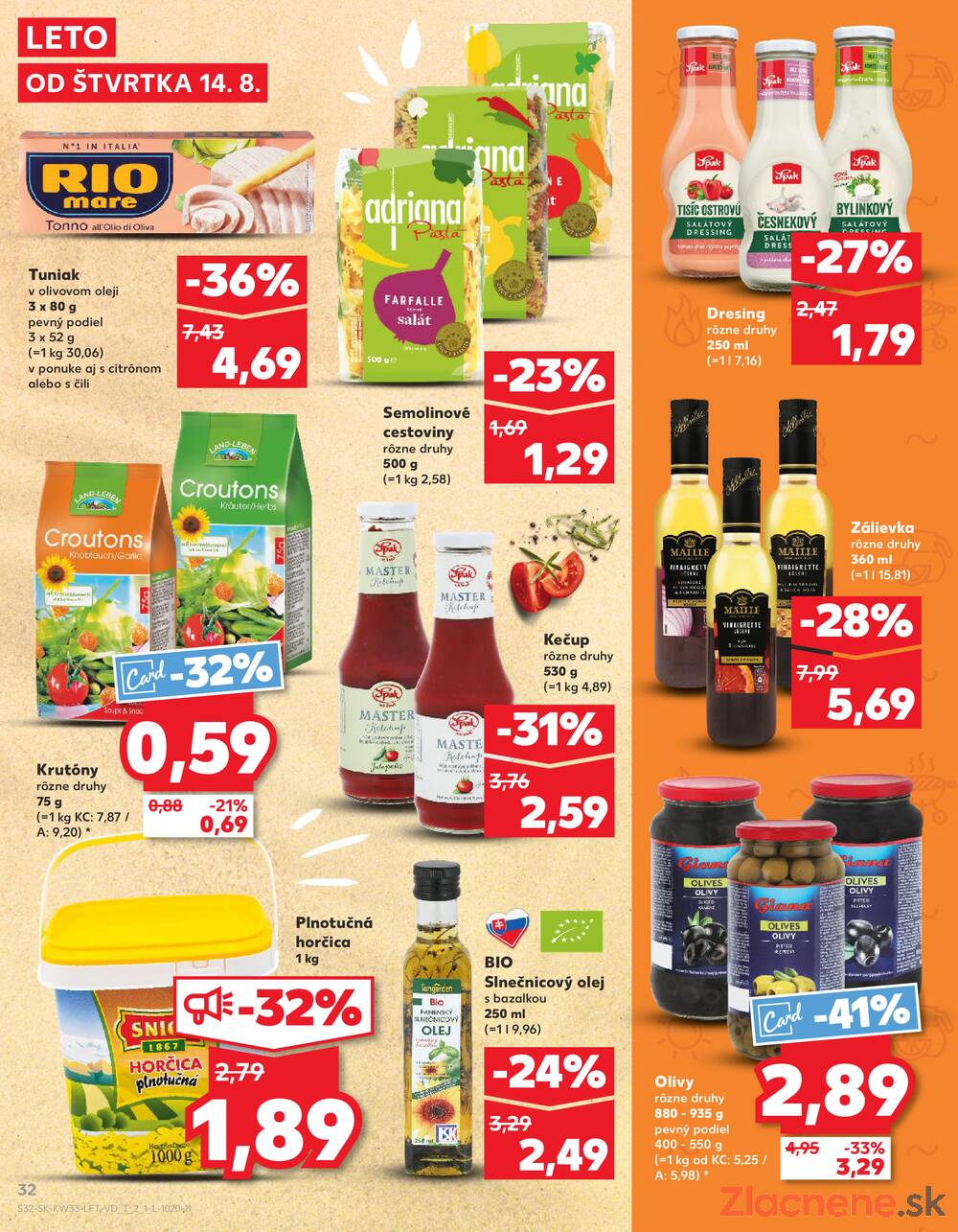 Leták Kaufland - Kaufland 14.8. - 20.8. - Kaufland Rimavská Sobota - strana 32
