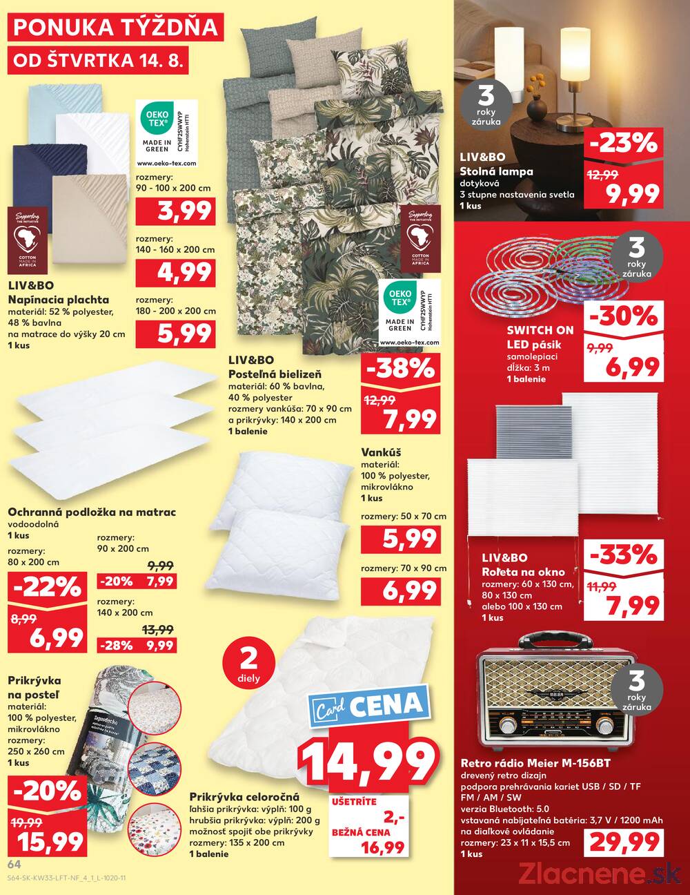 Leták Kaufland - Kaufland 14.8. - 20.8. - Kaufland Rimavská Sobota - strana 64