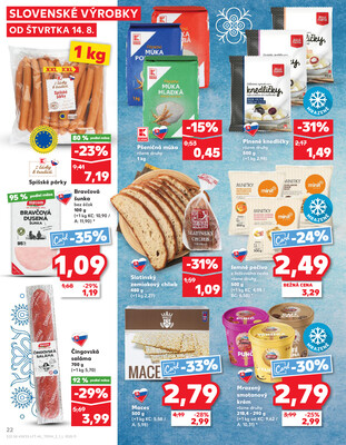 Kaufland 14.8. - 20.8. - Kaufland Rimavská Sobota