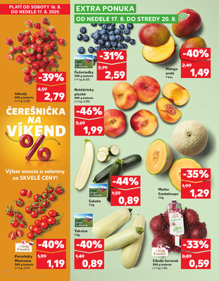 Kaufland 14.8. - 20.8. - Kaufland Rimavská Sobota