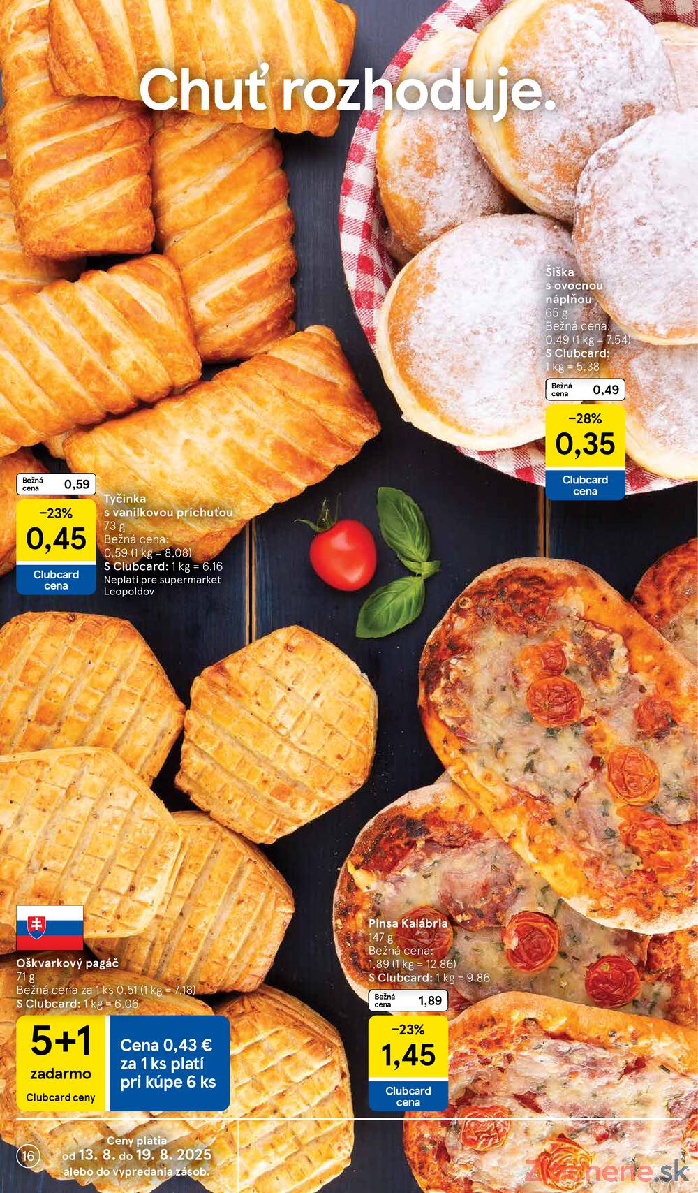 Leták Tesco - Tesco supermarkety od 13.8. do 19.8.2025 - strana 16 Leták Tesco - Tesco supermarkety od 13.8. do 19.8.2025 - strana 16