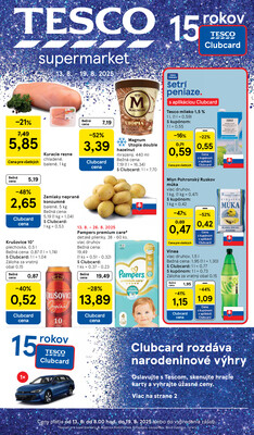 leták Tesco
