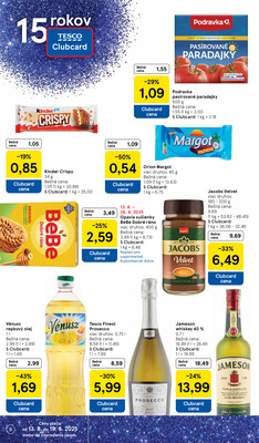 Tesco supermarkety od 13.8. do 19.8.2025