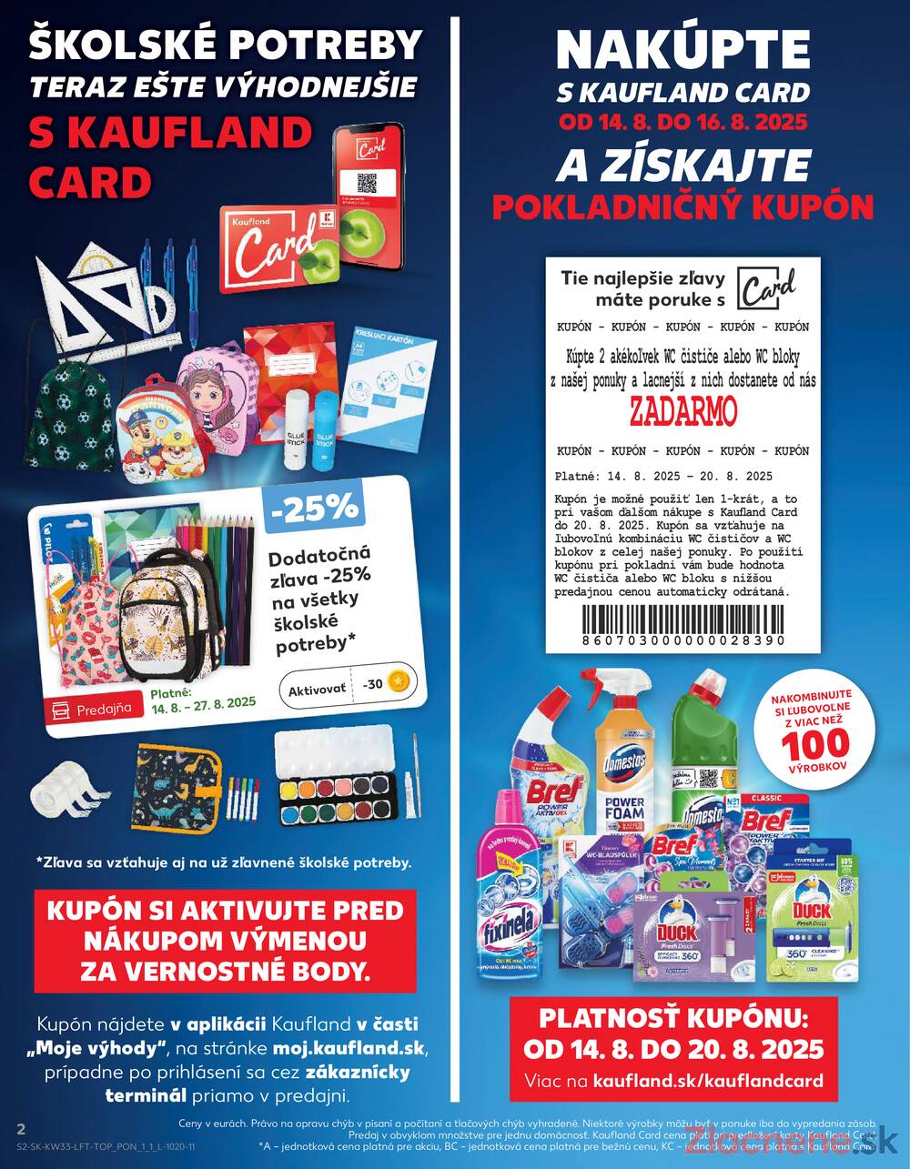 Leták Kaufland - Kaufland 14.8. - 20.8. - Kaufland Stará Ľubovňa - strana 2