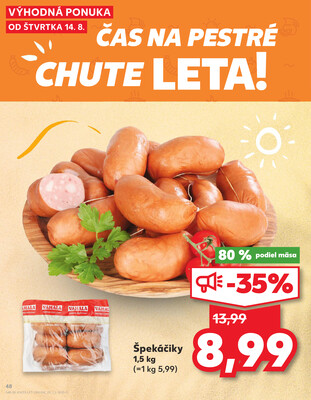 Kaufland 14.8. - 20.8. - Kaufland Stará Ľubovňa