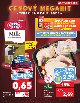 Kaufland 14.8. - 20.8. - Kaufland Rožňava
