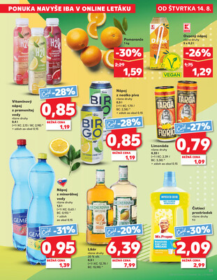 Kaufland 14.8. - 20.8. - Kaufland Rožňava