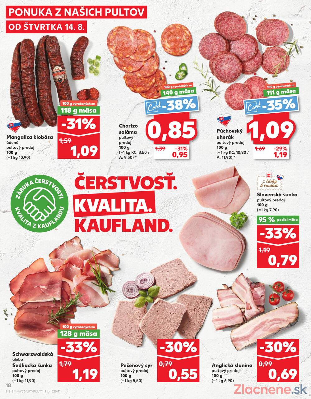 Leták Kaufland - Kaufland 14.8. - 20.8. - Kaufland Poprad - Jiřího Wolkera - strana 18