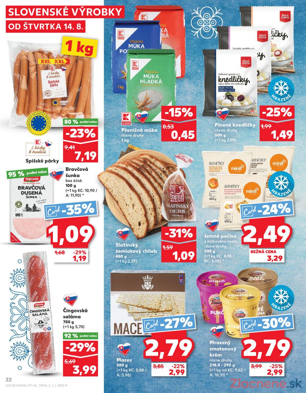 Leták Kaufland - Kaufland 14.8. - 20.8. - Kaufland Bratislava Danubia – Panónska cesta - strana 22