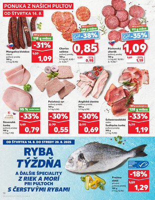 Kaufland 14.8. - 20.8. - Kaufland Bratislava Danubia – Panónska cesta