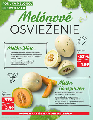 Kaufland 14.8. - 20.8. - Kaufland Senica