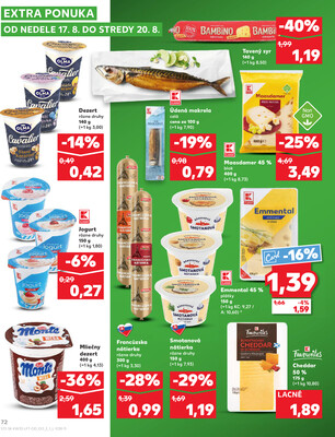 Kaufland 14.8. - 20.8. - Kaufland (Kasárenská, Šamorín)